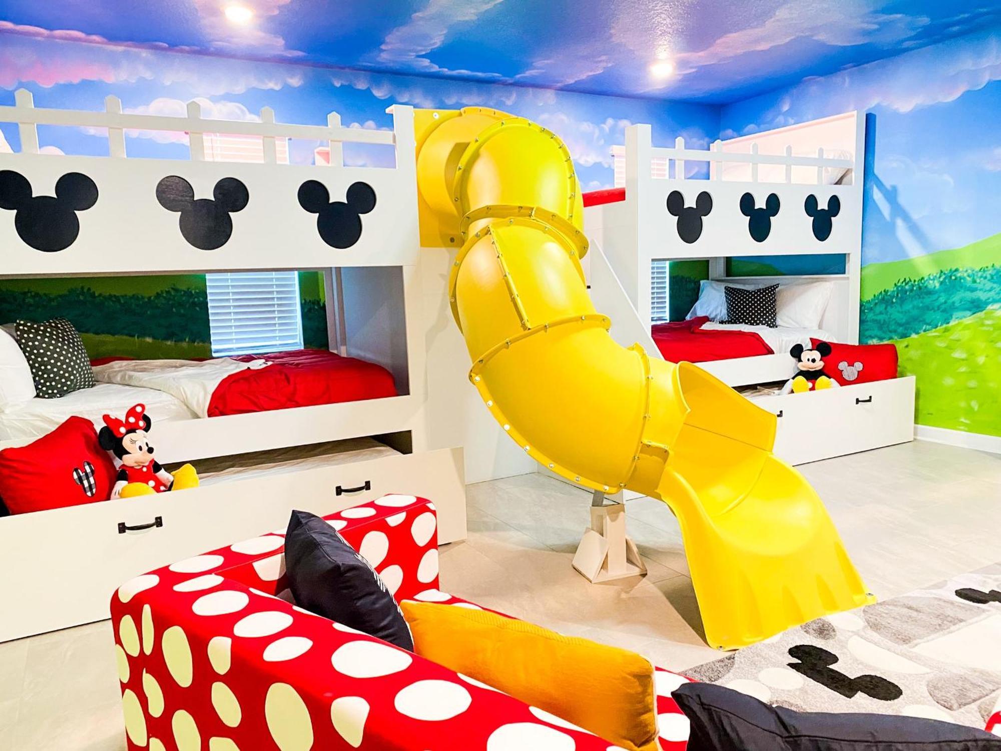 Magical Family Vacation Home Near Disney World At Storey Lake, Star Wars Gameroom, Pool, Theater, Mickey Slide, Sleeps Up To 28 Kissimmee Exterior foto